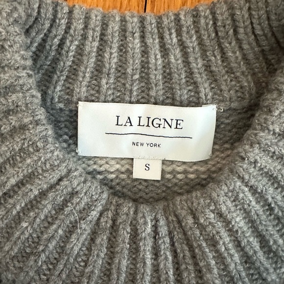 La Ligne Heather mini Marin Gray Sweater - Picture 2 of 4
